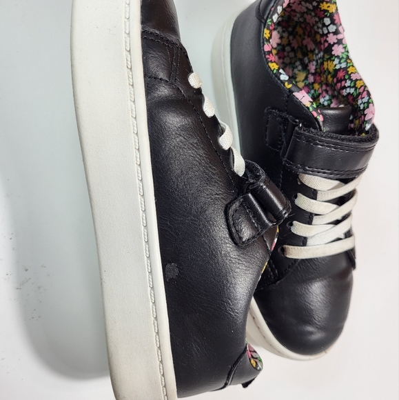 Carter's Girls Black Perrie Sneaker Size 13M - Picture 4 of 5